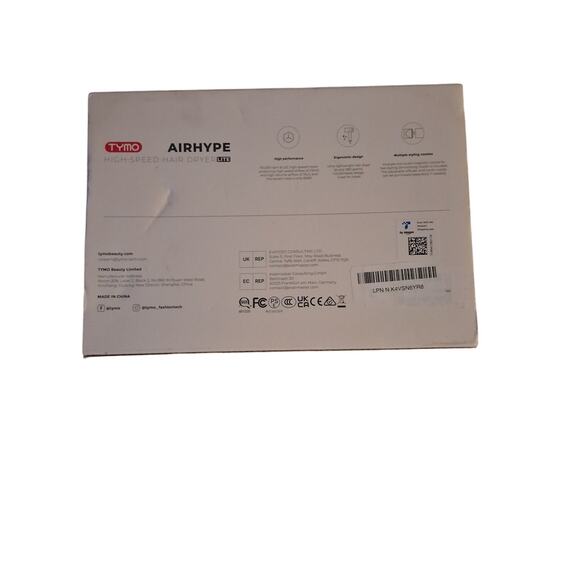 TYMO Airhype High Speed Hair Dryer Lite NIB - Picture 2 of 2